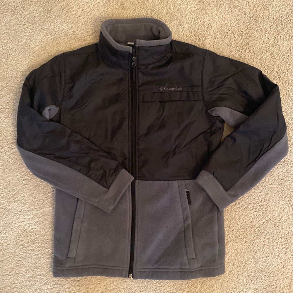Columbia nylon and polar fleece boys jacket